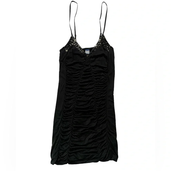 NWT Free People Bodycon Ruched Sequin Y2K Mini Dress - Picture 1 of 3